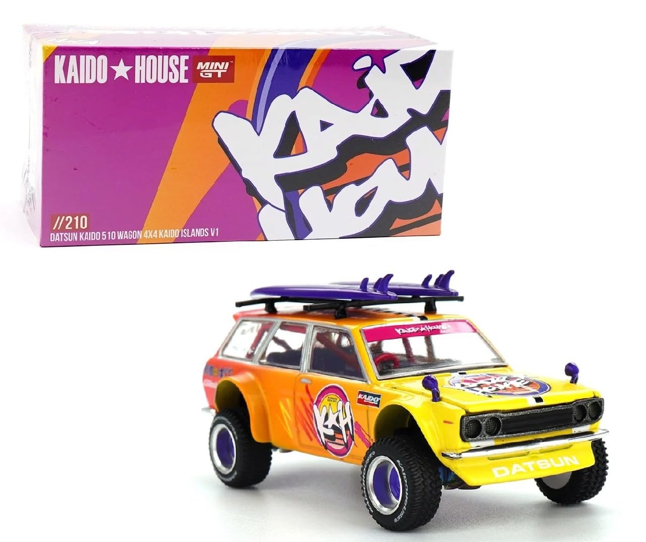 1:64 Diecast Model Car Compatible with Nissan Datsun KAIDO 510